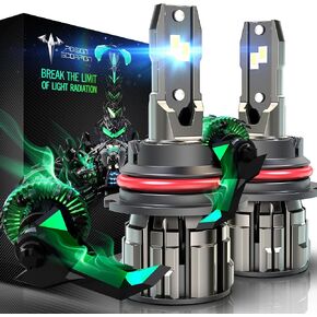 POISON SCORPION H13 Bulbs Fog Lights With Fan Non-Polarity 400% Brighter Powersports Accessory Light Plug-N-Play Easy To Install,Pack of 2
