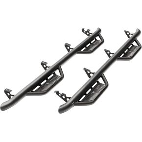 RealTruck Podium LG Steps for Toyota Tundra | Cab Length, Stainless Steel, Textured Black | HPT2282CC-TX | Fits 2022-2024 Toyota Tundra CrewMax,