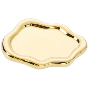 Jewelry Tray, Ceramic Tray, Trinket Dish, Cloud Jewelry Dish, Ring Key Dish, Birthday, Mother's Day, Christmas, Thanksgiving Gifts for Women Friends(Silver), Silvery
