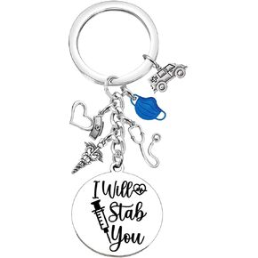 Nurses Week Gifts Nursing Keychain Nurse Practitioner Gifts Thank You Gift for Registered Nurse Assistant Intern Nurse Gifts for Graduation Christmas Appreciation Gifts for RN Nurse Medical Keying