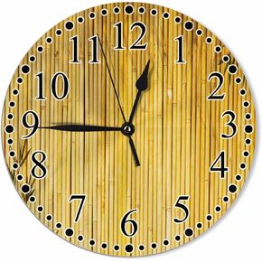 Clock Valentine Tree with Hearts Wall Clock 10 Inch Silent Non-Ticking Clocks Battery Operated for Home Living Laundry Room Kitchen Bedroom Office