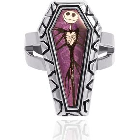 Disney The Nightmare Before Christmas Womens Ring Size 7 - Jack Skellington Coffin-Shaped Ring Rings