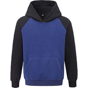 Boys Girls Toddler Fleece Pullover Hoodie Kids Long Sleeve Sweatshirts 3-16 Years