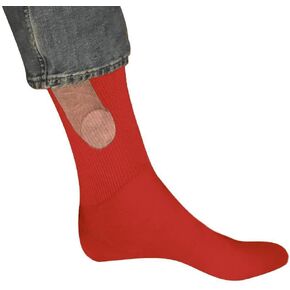 STIOEDYUAN Show Off Funny Socks Gag Prank Gifts For Men Women Knitted Cotton Birthday Christmas Gifts Stocking Stuffers