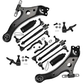 ASTARPRO - 14pc Front End Suspension Kit 2 Lower Control Arms 2 Lower Ball Joints 4 Inner & Outer Tie Rods 2 Boots 4 Front & Rear Sway Bars Replacement for 2007-2011 Toyota Camry, [USA Built]