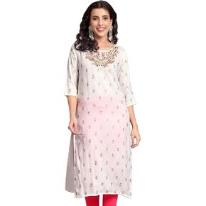 كورتي شاندراكالا مطرز للنساء، (K229-P) in Kuwait