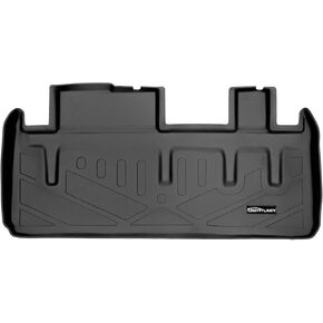 SMARTLINER Cargo Trunk Liner Floor Mat Behind 3rd Row Black for 2011-2019 Toyota Sienna Without Power Folding 3rd Row Seats