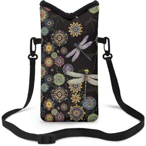 Neoprene Small Crossbody Bag with Adjustable Strap Water-Resistant Portable Cellphone Pouch for Travel, Outings