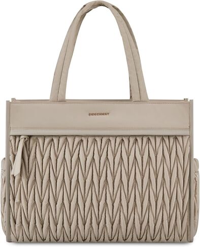 BAGSMART Tote Bag for Women, Large Shoulder HandBags with Zipper, Black Purses and Top Handles for Travel, Work in Kuwait