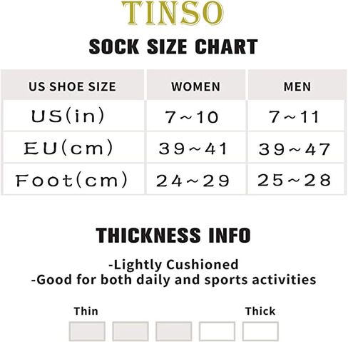 TINSO Toe Socks Cotton Crew Five Finger Socks No Show Athletic Running Socks 7-11 in Saudi Arabia