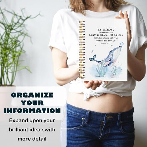 مجلة دفتر ملاحظات BearCake Ocean Shark، هدايا سمك القرش لمحبي سمك القرش، ملحقات مكتب سمك القرش، لوازم مكتب سمك القرش، عناصر سمك القرش لمحبي سمك القرش، دفتر ملاحظات شاطئي، دفتر ملاحظات حلزوني بغلاف مقوى 5.5 × 8.3 in Saudi Arabia