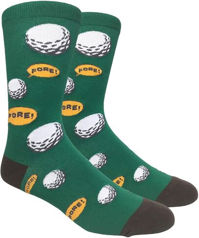 Checkered World Men Cave Trouser Novelty Fun Crew Print Socks for Dress or Casual in Saudi Arabia