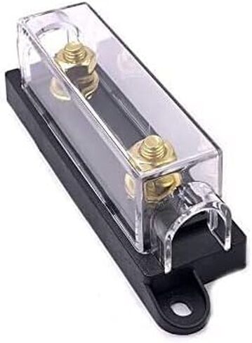 Ceramic ANL Fuse 400A 400 Amp for Car Vehicle Marine Audio Video System Gold 2 Pack (400 Amp), White, Gold in Kuwait