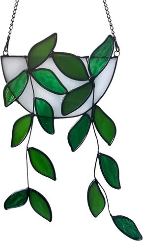 Stained Glass Plant Window Hanging (B) in Saudi Arabia