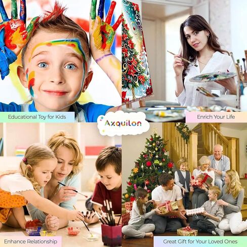 طلاء أكسكويلون بالأرقام للبالغين المبتدئين - نباتات DIY للبالغين من خلال مجموعات أرقام الرسم على القماش، الرسم بالأرقام للبالغين، مجموعات حرفية النباتات للبالغين 16 × 20 بوصة in Saudi Arabia