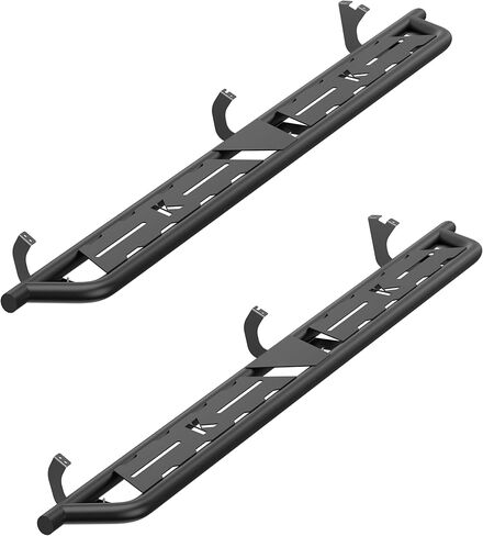 Running Boards Side Steps Bars Nerf Bars Compatible for 2019-2024 Chevy Silverado/Sierra 1500 2500HD 3500HD Crew Cab 4 Full-Size Doors in Kuwait