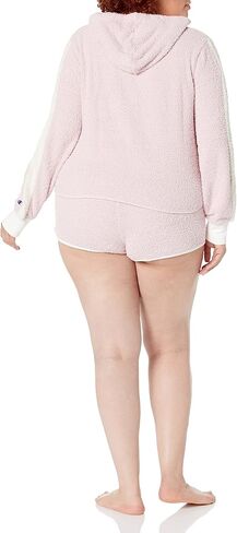 Champion Women's Plush Cropped Hoodie & Shorts Sleep Set in Saudi Arabia