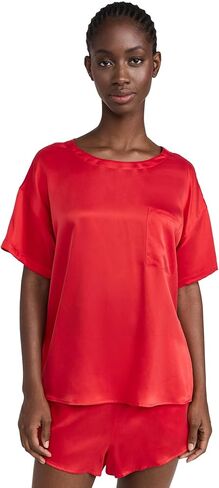 طقم شورت نسائي قصير من الحرير قابل للغسل من Lunya in Kuwait