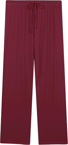 Cherrydew Women's Sleepwear Viscose Made from Bamboo Lace Trim Top and Pants Pajama Set Two Piece Loungewear Pjs in Saudi Arabia