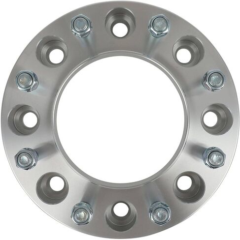 ECCPP 4 قطع 8 × 200 محور فواصل العجلات 2 بوصة 8 العروة 14 × 1.5 142 مم محور تتحمل متوافق مع F-350 Super Duty 2005-2023 لـ Ram 3500 2019-2023 in Saudi Arabia