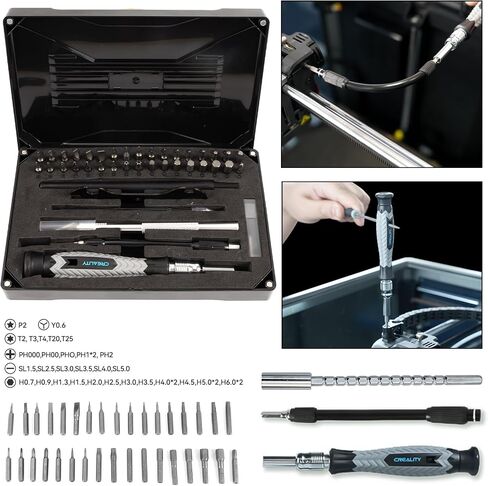 Creality Official 3D Printer Tool Kit Set 35PCS - 35 Essential 3D Print Accessories for Finishing, Cleaning, Printing - Removal Tool Included - Multi-Purpose in Saudi Arabia