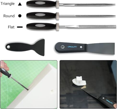 Creality Official 3D Printer Tool Kit Set 35PCS - 35 Essential 3D Print Accessories for Finishing, Cleaning, Printing - Removal Tool Included - Multi-Purpose in Saudi Arabia