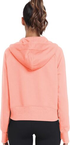 Womens Hoodies 1/2 Zipper Pullover cropped Sweatshirts Long Sleeve Loose Thumb Hole oversized in Saudi Arabia