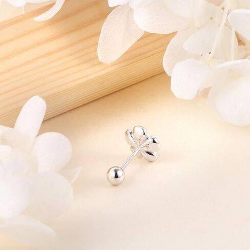 S925 Sterling Silver Cartilage Tragus Earrings Set Helix Conch Daith Piercing Jewelry in Saudi Arabia