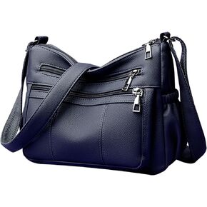 Crossbody Bags for Women Vegan Leather Small Purse Cross Body Purse Handbags Satchel Trendy Lightweight Shoulder Bag