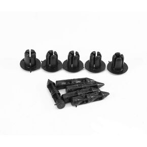 Aramox Door Trim Clip, Car-styling 100pcs 6mm plastic rivet motorcycle fairing TRIM Clips for Honda for