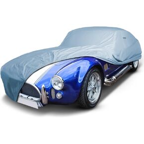 iCarCover Custom Car Cover for 1962-1965 AC Shelby Cobra 289 Waterproof All-Weather Rain Snow UV Sun Protector Full Exterior Indoor Outdoor Car Cover