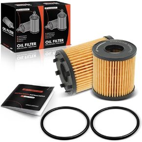 A-Premium 2-PC 10K Miles Protection Oil Filter Compatible with Jeep Renegade 2015-2018 & Dodge Dart 2013-2016 & Fiat 500 2012-2019, 500X 2016-2018, 500L 2014-2020, 124 Spider 2017-2020