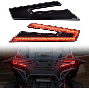 LED Tail Lights for RZR PRO XP 20-25, Smoked Rear Brake Stop Taillights Lamps for Polaris RZR PRO XP/XP4 2020-2025, RZR PRO S S4/RZR PRO R/RZR TURBO R R4 2022-2025(2PCS, Replace #2415177, 2415178)