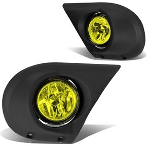 DNA MOTORING FL-ZTL-196-CH Fog Light Driver & Passenger Side Enhance visibility [Compatible with 03-05 Honda Pilot]