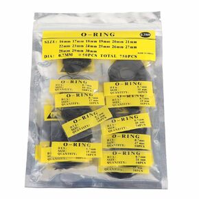 750pcs Watch Back Gasket,Rubber Washers Set,Watch Gaskets kit, Replacement O-Rings,for Watch Backs Size 12-30mm, 0.7mm(750pcs-0.7mm)