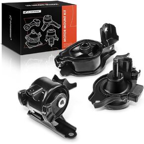 A-Premium 3PCS Engine Motor Mount and Transmission Mount Set Compatible with Honda Fit 2007-2008 L4 1.5L Petrol, Automatic Transmission, Replace# 50805SAA982, 50805SLAA81