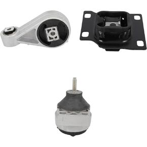 OCPTY 3PCS Engine Motor Mount Transmission Mount and Torque Strut Mount Set Compatible for Ford Focus 2000 2001 2002 2003 L4 2.0L, DOHC A2939 A2986 A3003