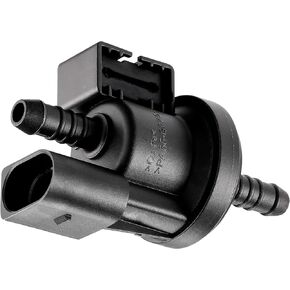 Vapor Canister Purge Valve Solenoid fits Volkswagen VW EOS Golf Jetta Passat Beetle Audi A3 A4 A6 Allroad Q7 A8 TT Seat Altea Leon, Replaces 06E906517A, 06E906517, CP569, 2M1445