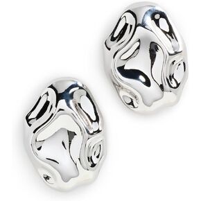 By Adina Eden Women's Fluid Pebble Stud Earrings in Kuwait