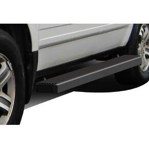 APS Black Running Boards Style Compatible with Honda Pilot 2003-2008 & Acura MDX 02-06 (Nerf Bars Side Steps) 6in Wide Stainless Steel