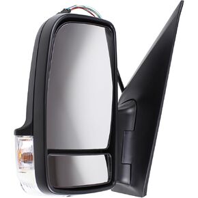 MOTOKU Driver Side Power Heated Door Mirror with Turn Signal Light for Mercedes Sprinter 2500 3500 2006-2018, Freightliner Sprinter 2500 3500 2006-2018, Dodge Sprinter 2500 3500 2007-2009