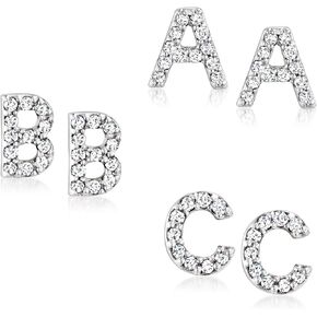 أقراط RS Pure من Ross-Simons الماسية الأولية من الفضة الإسترليني in Kuwait