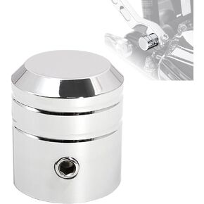 WOWTK Heel/Toe Shifter Shaft Cap Cover for Harley 1986-2017 FL Softail, 1988-2024 Touring Road King Road Glide Street Glide Electra Glide and 2008-later Trike Models,Chrome