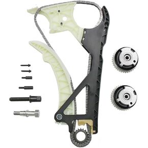 REVO Timing Chain Kit VVT Camshaft w Bolt Adjuster Gear Replacement for BMW 128i 328i X5 N52 N51