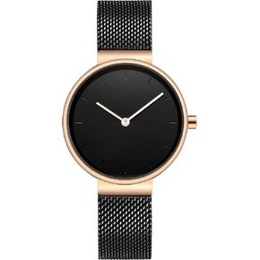 Fashion Simple Women's Quartz Watch Stainless Steel Mesh Strap Business Wrist Watch