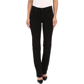 Levi's® Womens 314™ Shaping Straight Jeans for Women – Blended Cotton and Viscose – Five-Pocket Design Soft Black 25 30