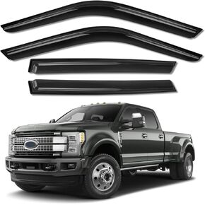 KYX Rain Guards for Car Windows, Outside Mount Window Visors Rain Guards Fit for 2012 2013 2014 2015 2016 2017 2018 Ford Focus, Extra Durable Window Deflectors, Vent Visors, 4 Pieces 94373