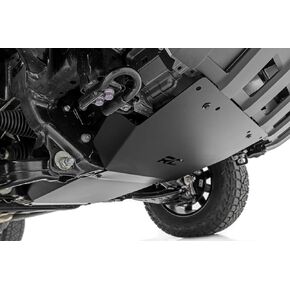 Rough Country Front Skid Plate Kit for Toyota Tacoma 4WD (2024) - Front & Mid-Frame Protection, Easy Bolt-on Install