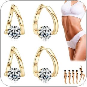 Lymphatic Earrings for Women Rhinestone Hoop Earrings Trendy Jewelry Gifts Stocking Stuffers