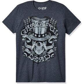 Liquid Blue Unisex-Adult Standard Grateful Dead Memorial Ball Room Short Sleeve T-Shirt